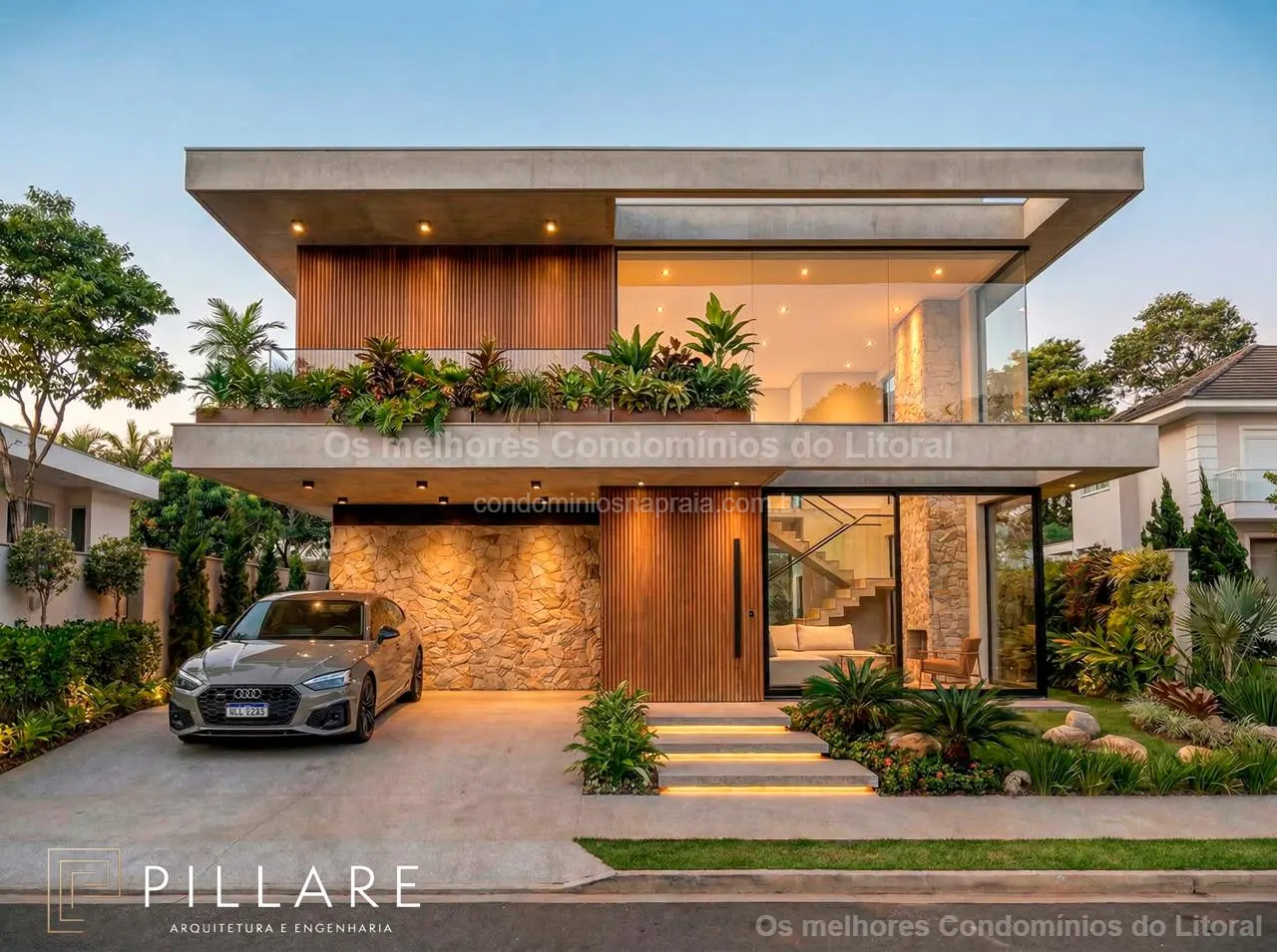 CASA BEIRA LAGO À VENDA NO CONDOMÍNIO AMARÉ | 354 m² | 5 SUÍTES | XANGRI-LÁ — Xangri-lá