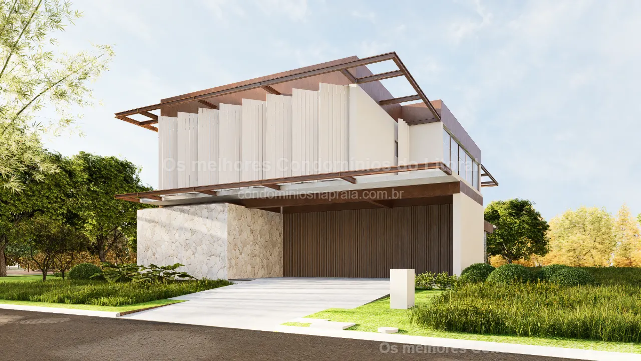 CASA BEIRA LAGO À VENDA NO CONDOMÍNIO AMARÉ | 348,40 m² | 5 SUÍTES | XANGRI-LÁ — Xangri-lá